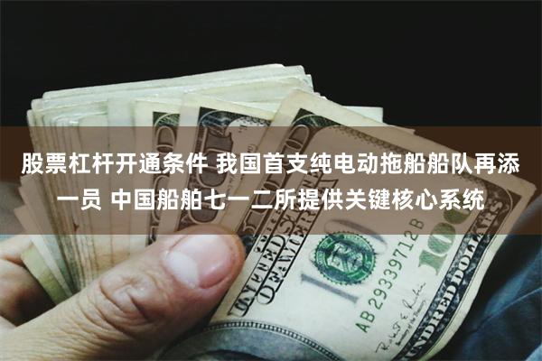 股票杠杆开通条件 我国首支纯电动拖船船队再添一员 中国船舶七一二所提供关键核心系统