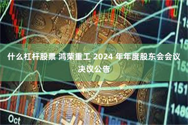 什么杠杆股票 鸿荣重工 2024 年年度股东会会议决议公告