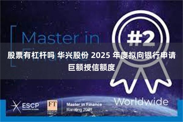 股票有杠杆吗 华兴股份 2025 年度拟向银行申请巨额授信额度