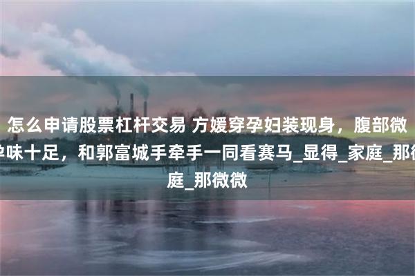 怎么申请股票杠杆交易 方媛穿孕妇装现身，腹部微隆孕味十足，和郭富城手牵手一同看赛马_显得_家庭_那微微