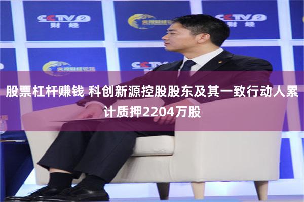 股票杠杆赚钱 科创新源控股股东及其一致行动人累计质押2204万股