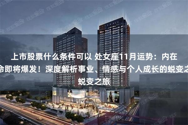 上市股票什么条件可以 处女座11月运势：内在革命即将爆发！深度解析事业、情感与个人成长的蜕变之旅