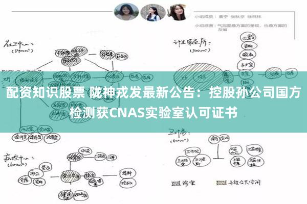 配资知识股票 陇神戎发最新公告：控股孙公司国方检测获CNAS实验室认可证书