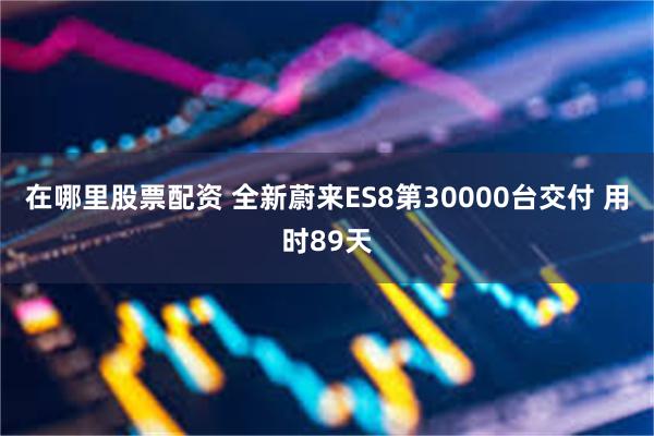 在哪里股票配资 全新蔚来ES8第30000台交付 用时89天