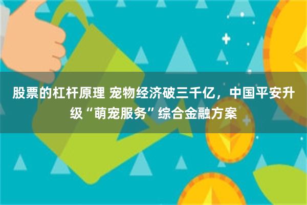 股票的杠杆原理 宠物经济破三千亿，中国平安升级“萌宠服务”综合金融方案