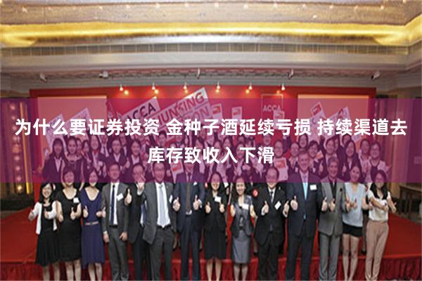 为什么要证券投资 金种子酒延续亏损 持续渠道去库存致收入下滑