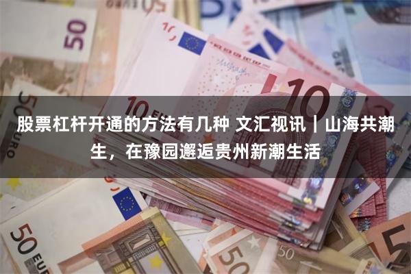 股票杠杆开通的方法有几种 文汇视讯|山海共潮生,在豫园邂逅贵州新潮生活