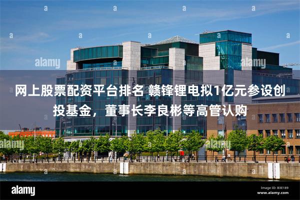 网上股票配资平台排名 赣锋锂电拟1亿元参设创投基金，董事长李良彬等高管认购