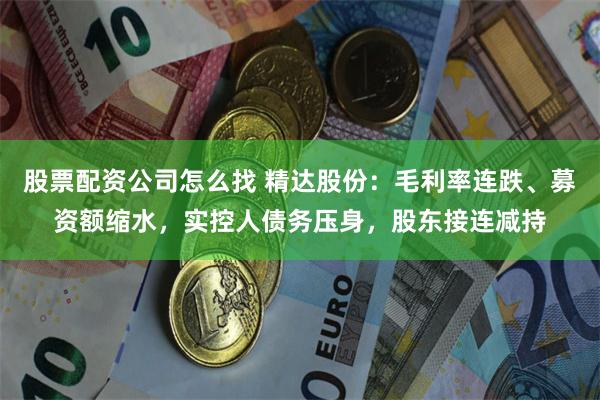 股票配资公司怎么找 精达股份：毛利率连跌、募资额缩水，实控人债务压身，股东接连减持