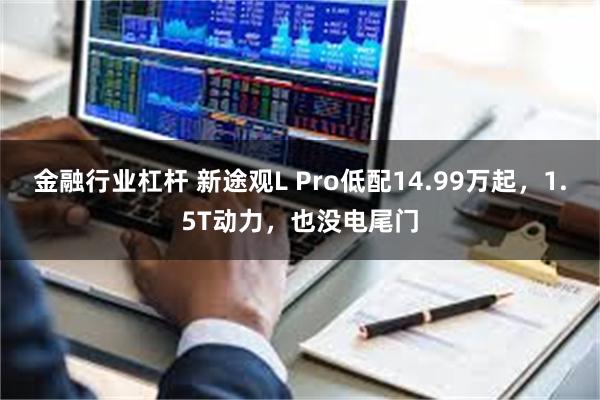 金融行业杠杆 新途观L Pro低配14.99万起，1.5T动力，也没电尾门