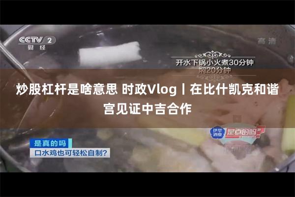 炒股杠杆是啥意思 时政Vlog丨在比什凯克和谐宫见证中吉合作