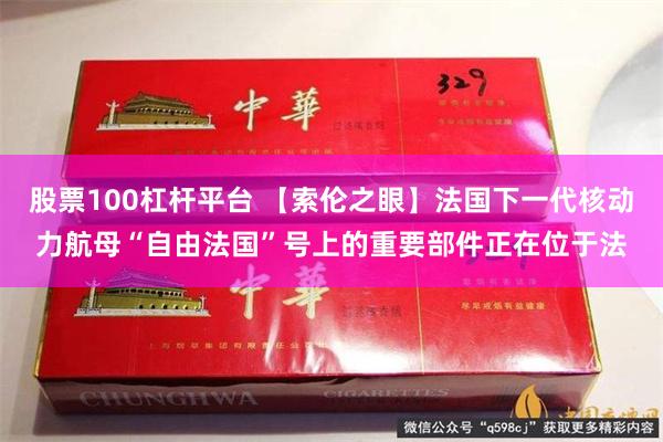 股票100杠杆平台 【索伦之眼】法国下一代核动力航母“自由法国”号上的重要部件正在位于法