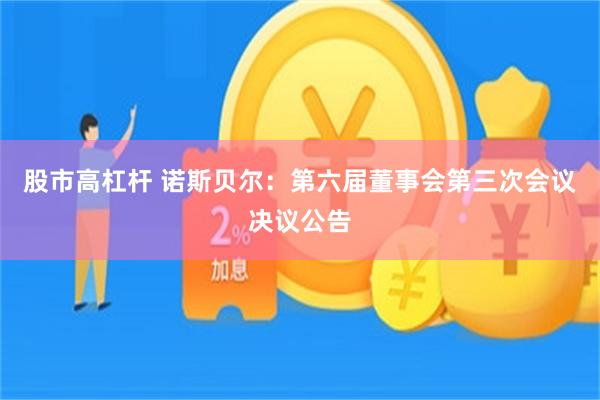 股市高杠杆 诺斯贝尔：第六届董事会第三次会议决议公告